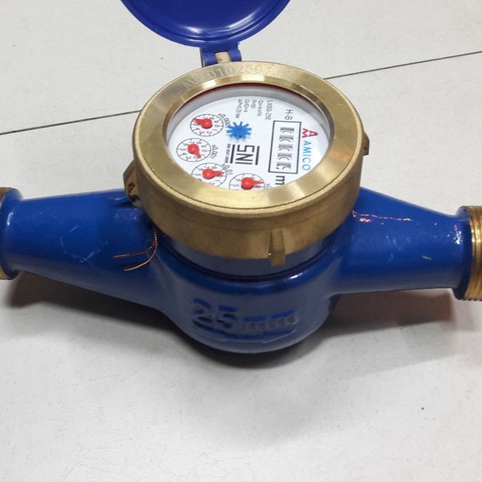

newgan!! Water Meter AMICO 1 Inch DN 25 / Meteran Air SNI, Alat Ukur Arus Air