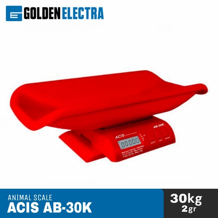 

newgan!! Timbangan Hewan 30kg, ACIS AB-30K Animal Scale Pet Scale Anjing Kucing