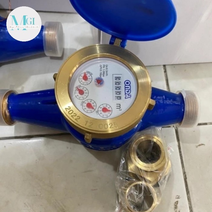 

newgan!! Meteran Air Onda 1 Inch Dn 25mm Kuningan