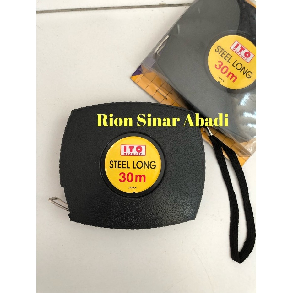 

newgan!! Meteran Baja ITO Steel Long Tape Measure 30 Meter