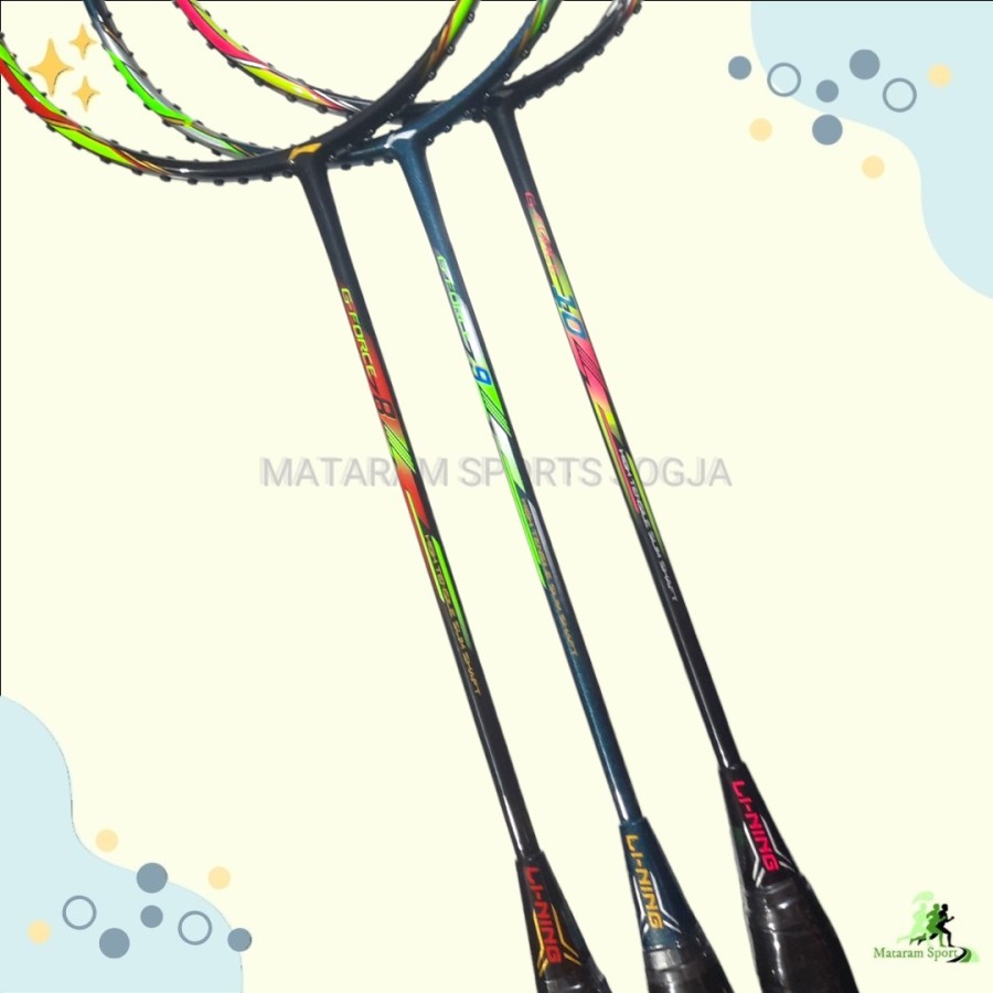 Raket Badminton Bulutangkis Lining G - Force 8 9 10 Original
