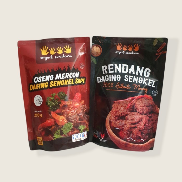 

Duo Combo (1 Pc Oseng Mercon Sengkel + Rendang Sengkel) New