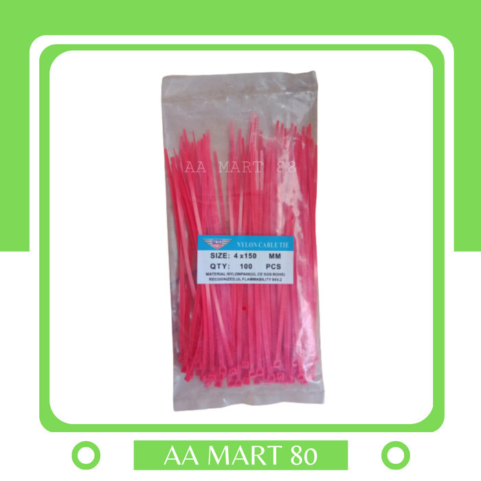 

Ready...Ready...Ready...] KABEL TIE CABLE TIES 15 cm isi 100 PCS 2.5X150 MM WARNA WARNI