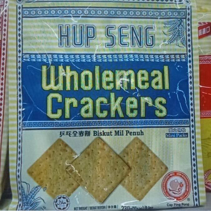 

langsung order saja] hup seng wholemeal crackers 230gr