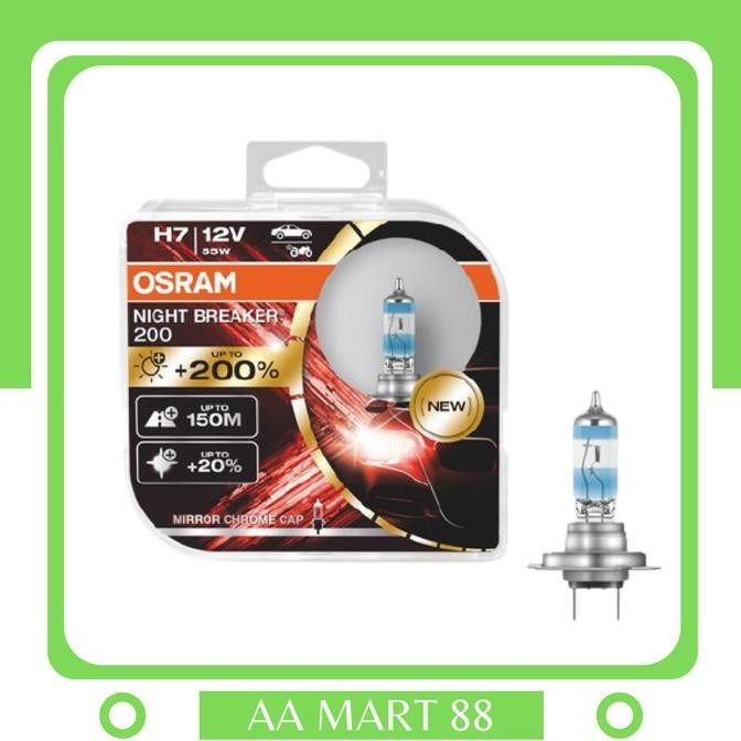 *#*#*#] Lampu Bohlam OSRAM H7 NIGHT BREAKER 200% 12V 55W Ori Germany
