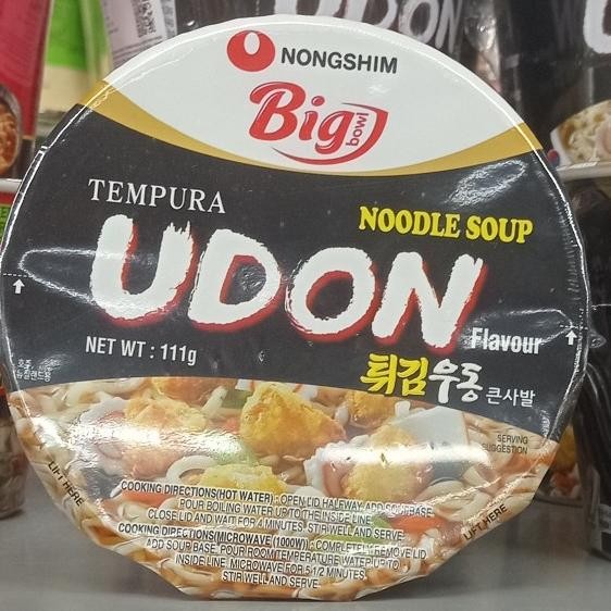 

~^~^~^] nongshim bigbowl noodle tempura udon 111gr