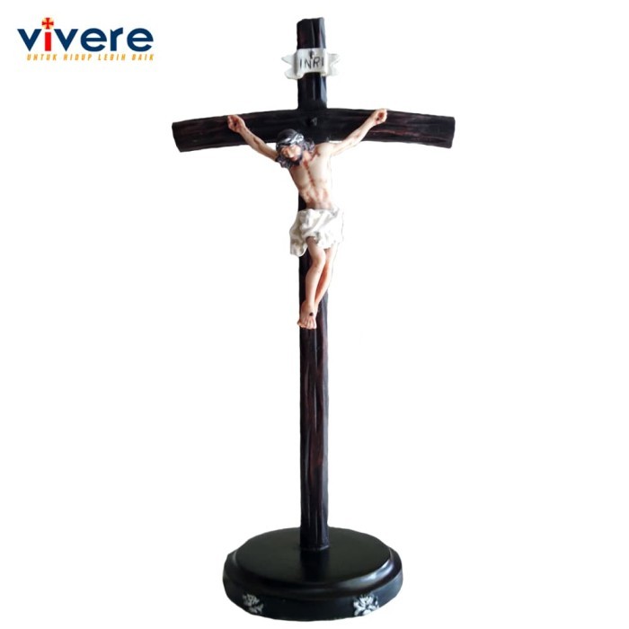 {{{{}}] Salib Yesus 34 cm Duduk