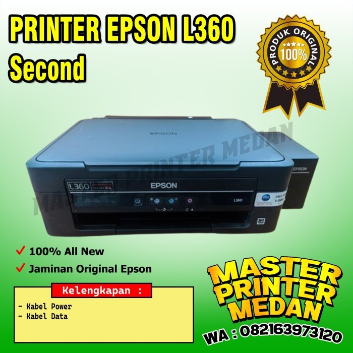 langsung order saja] PRINTER BEKAS EPSON L360 - EPSON L-360 Second Normal