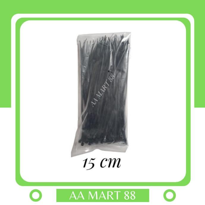 

best produk] Kabel Ties / kabel tie 15 CM Hitam dan Putih (100Pcs)