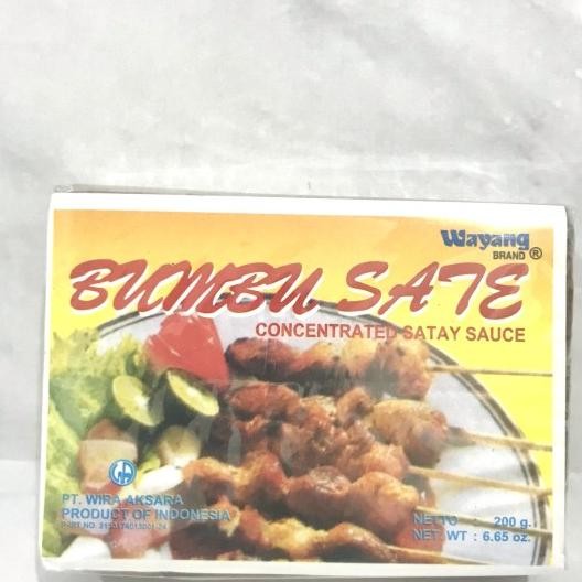 

Bumbu Sate 200 Gram, Wayang Brand, Alitas Export