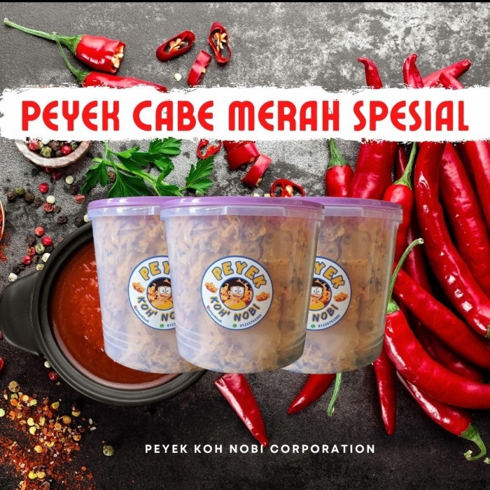 

Promo 3 Toples Peyek 5L Cabe Merah Spesial Promo