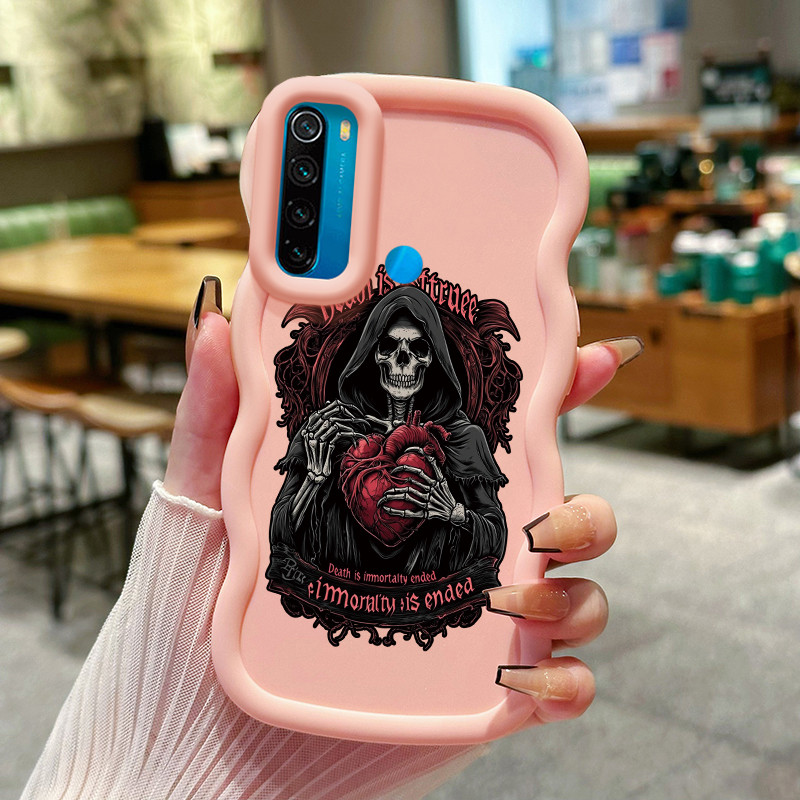 Casing Hp Untuk Xiaomi Redmi Note 8 Note 8T Case Casing pelindung silikon Softcase Macaron Premium H