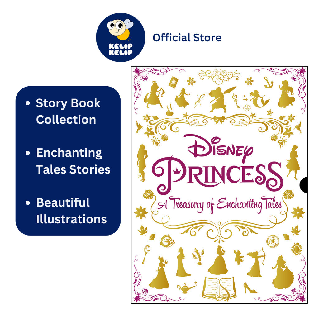 

Buku Sampul Keras Disney Princess A Treasury Of Enchanting Tales dengan 12 Dongeng yang Menyenangkan untuk Anak Perempuan |1TPaV4hV|
