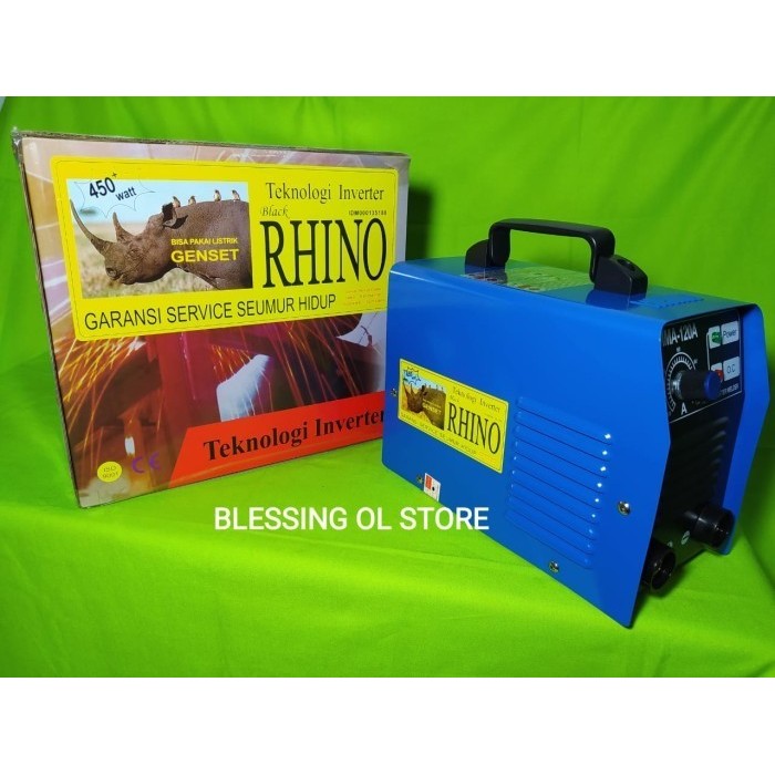 Terlaris Mesin Travo Las 450 Watt Rhino Mma-120A (Bisa Pakai Listrik Genset)