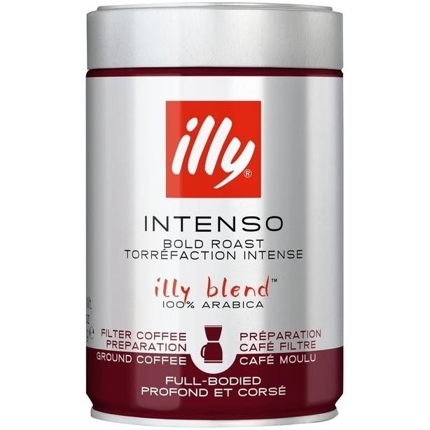 

Illy Intenso Filter Coffee Preparation 100% Arabica Ground Cooffe 250Gr