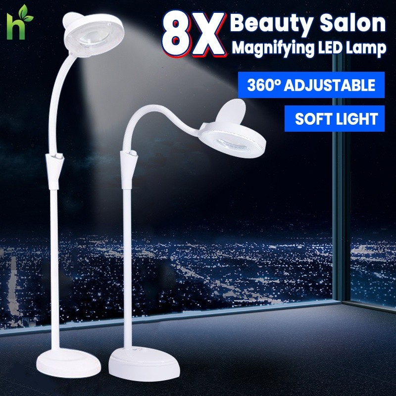 

Lampu Lantai Kaca Pembesar LED Lampu Pembesar 8X Lensa Kaca Pembesar Wajah Salon Kecantikan Dokter Gigi untuk Penggunaan di Rumah |qpLUFLOD|