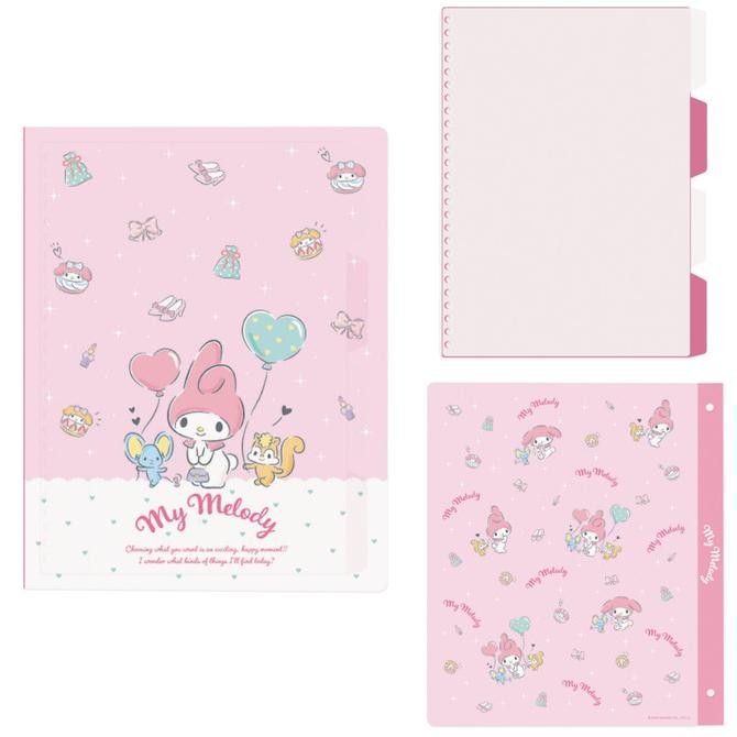 

TERBARU - M-Plan Binder B5 Sanrio Plastic 26 Ring Buku Notebook Limited Edition