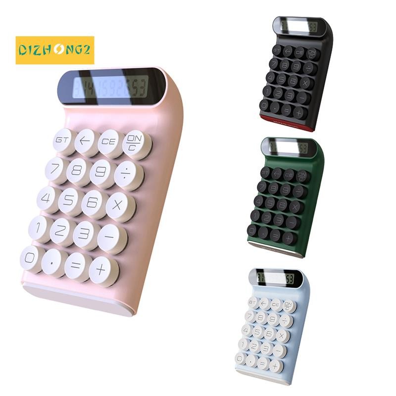 

Kalkulator Retro Keyboard Mekanik Komputer Portabel Layar LCD 10 Digit Kalkulator Mode Kantor Keuangan |YkFHYgGl|