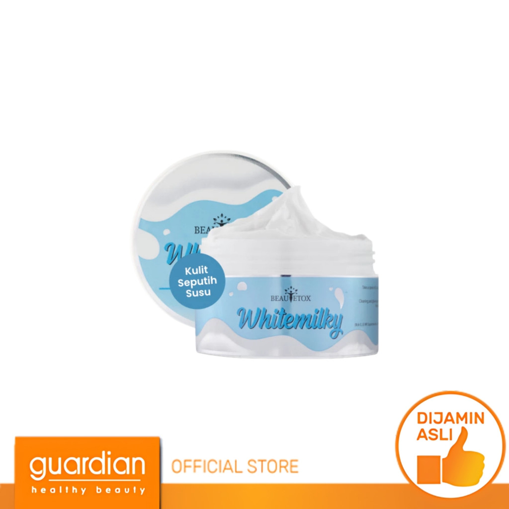 Beautetox Whitemilky Brightening Body Scrub Whitening Lulur Pemutih Badan Kojic Acid Niacinamide 120