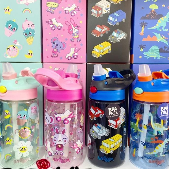 Botol Sedot Tempat Air Minum Anak Smiggle Botol Piknik Tempat Bekal TK