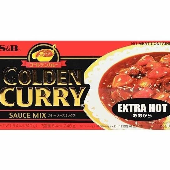 

S&B Golden Curry 220G / Saus Kari Jepang Medium Hot 220Gr