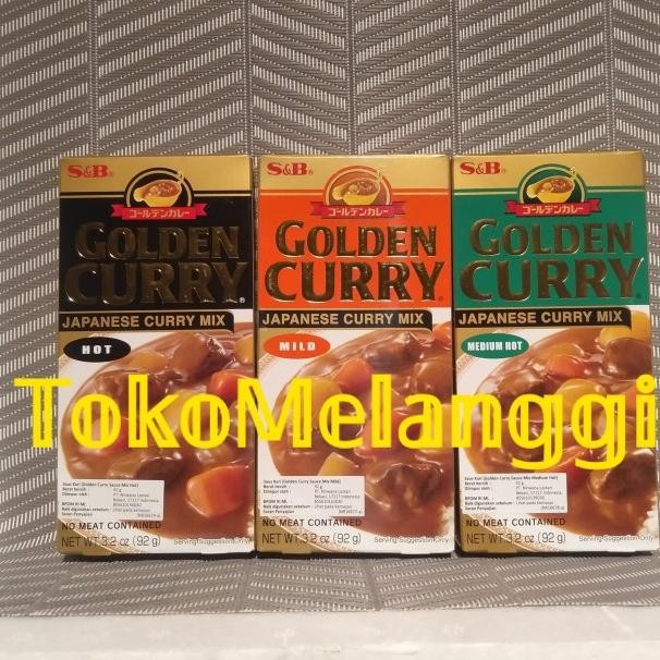 

S&B Golden Curry Sauce Ld 92Gr | Saus Kari Japanese X 92 Gr