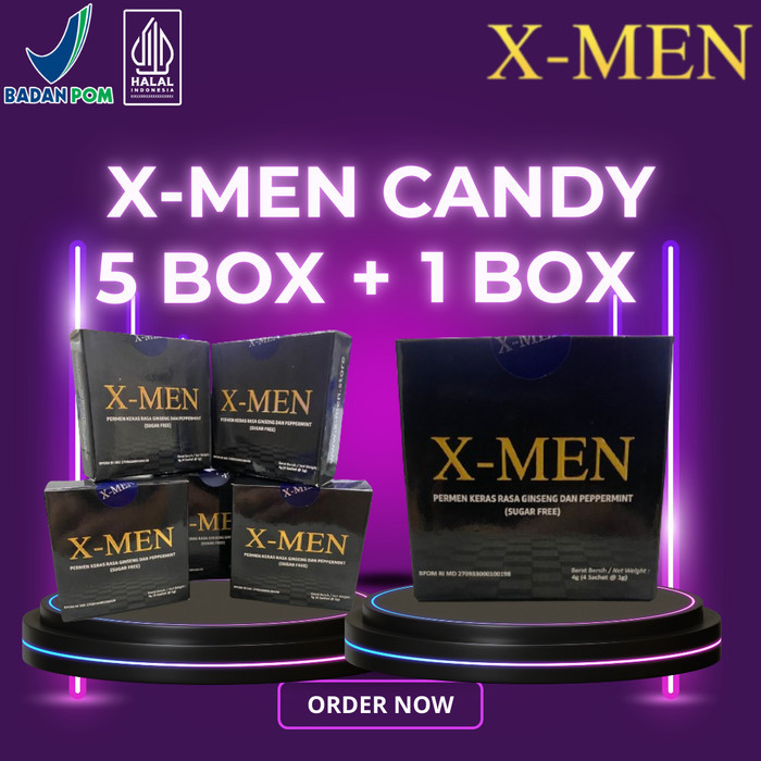 

Permen XMen 5Box Free 1Box