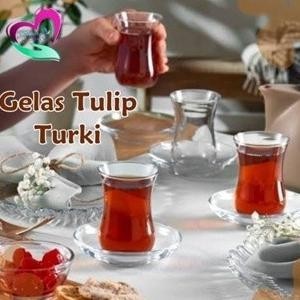 Gelas Teh Turki | Gelas Tulip Turki | Gelas Turki