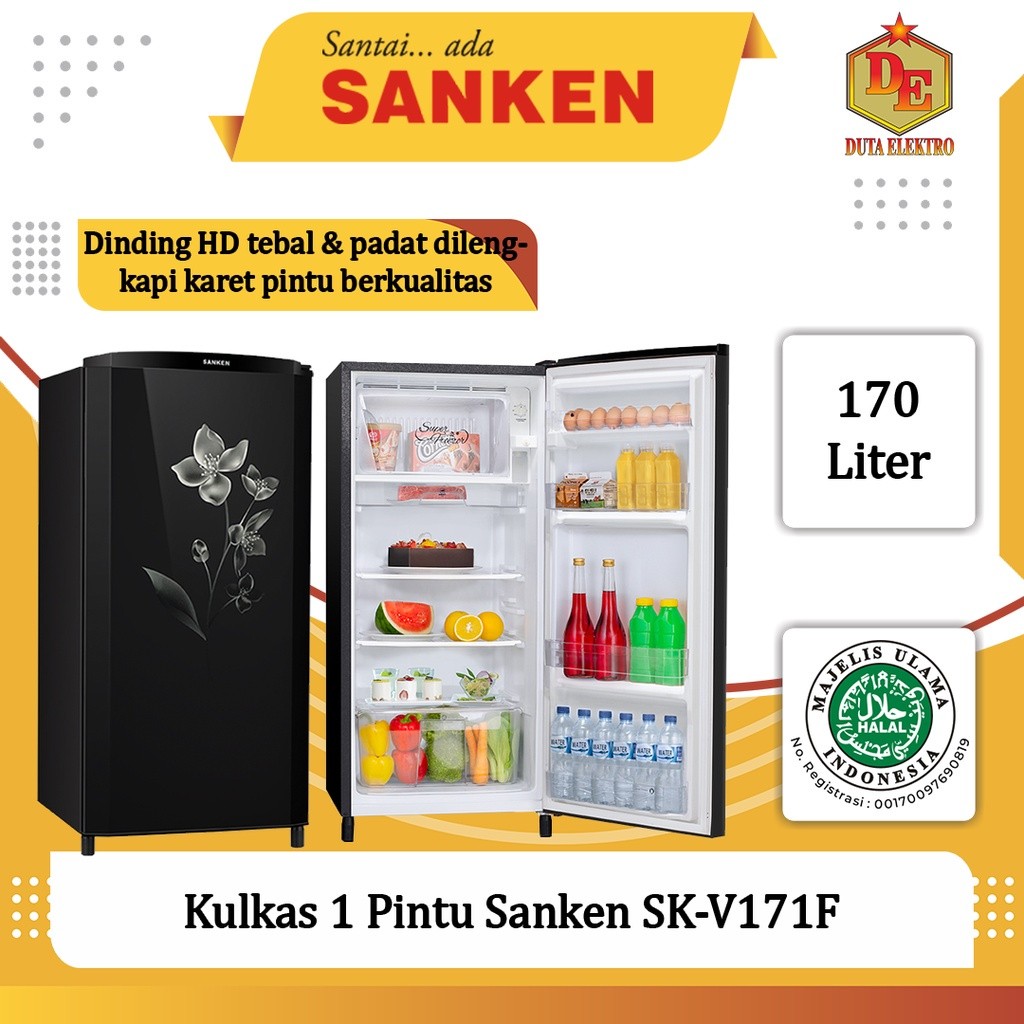 Kulkas 1 Pintu Sanken SKV 171 F