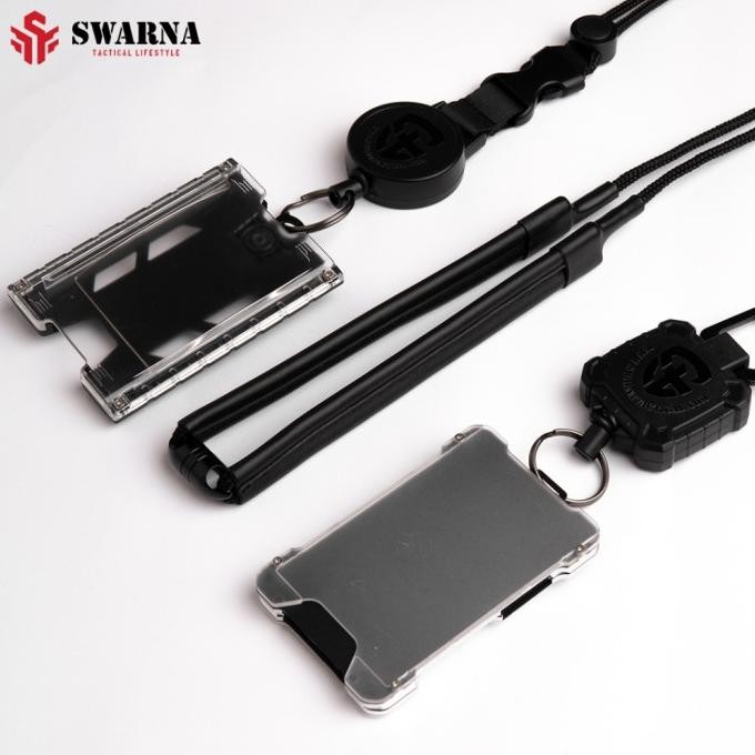

TERLARIS - Lanyard Tali Paragon - Lanyard Tactical - Lanyard ID Guard - Name Tag - Swarna Tactical