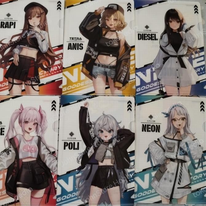 

TERBARU - Nikke X FamilyMart A5 Clear File (Ver. 2)