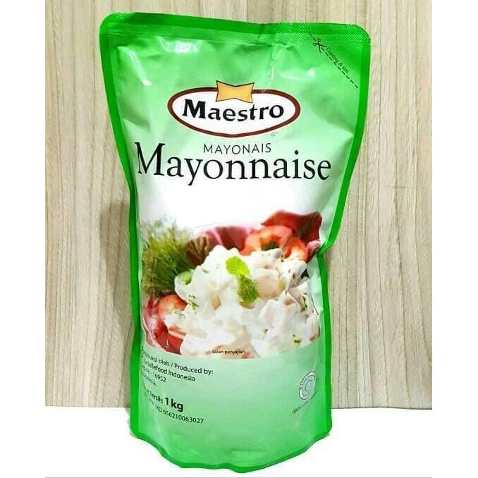 

Maestro Mayoneis 1 Kg 1 Dus Isi 10 Pouch