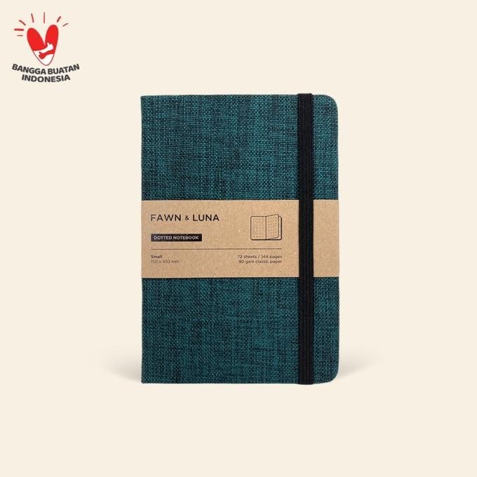 

Sale Notebook Small A6 - Hunter Green Fabric - Buku Jurnal / Agenda