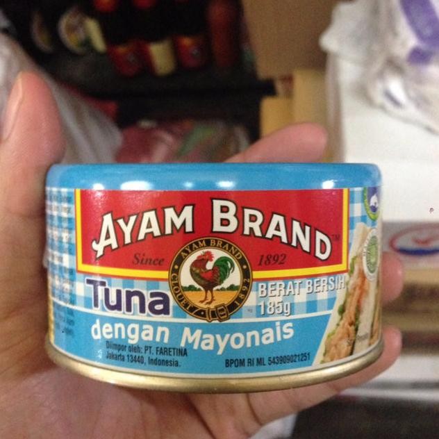 

Ikan Tuna Kaleng Ayam Brand Tuna Mayonnaise 185 Gr Dengan Mayonais