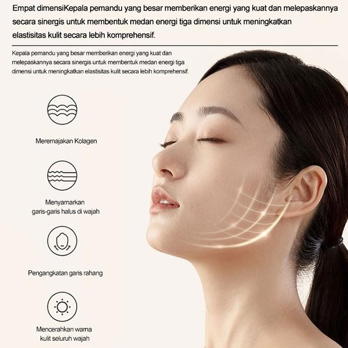 setrika wajah glowing listrik ION kerutan pijat wajah mengencangkan TS'