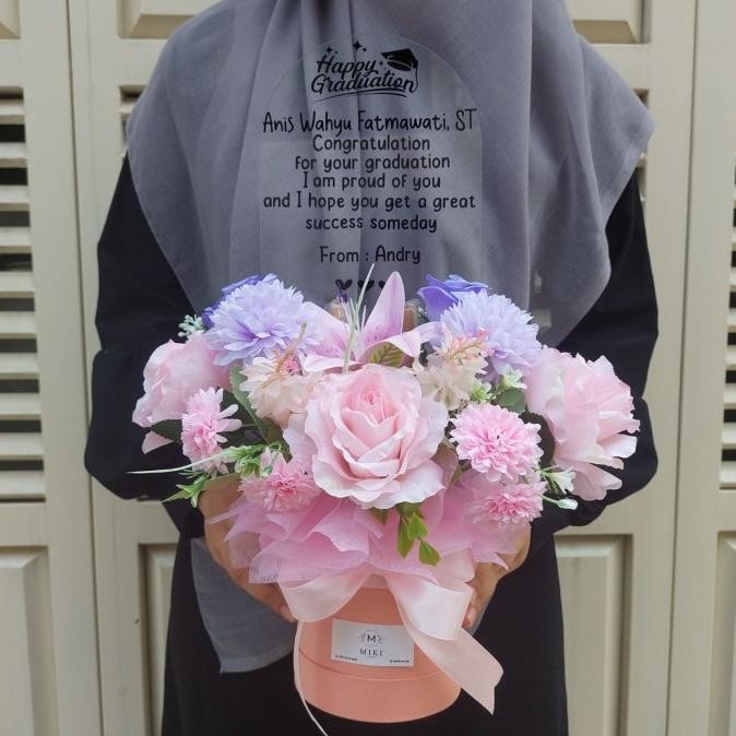 

BOUQUET BLOOM BOX ACRYLIC SMALL STOK TERBATAS