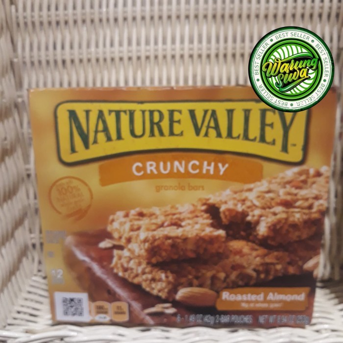 

nature valley crunchy roasted almond granola bars 12's 253 gram