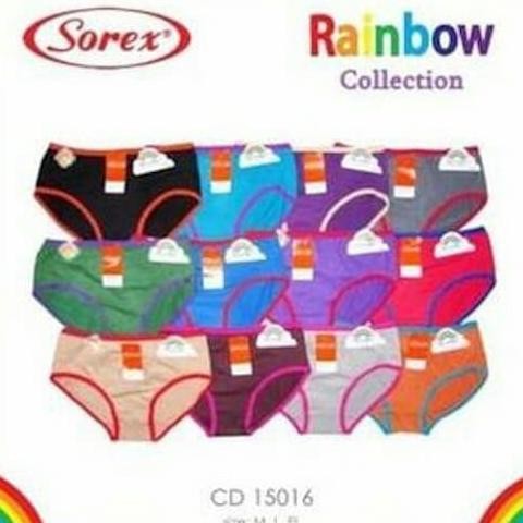 Celana Dalam Wanita Sorex Rainbow 15016
