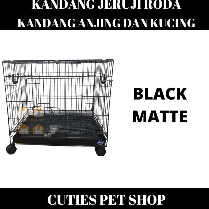 KANDANG ANJING KUCING BESAR RODA ANJING KUCING KELINCI / KANDANG BESI