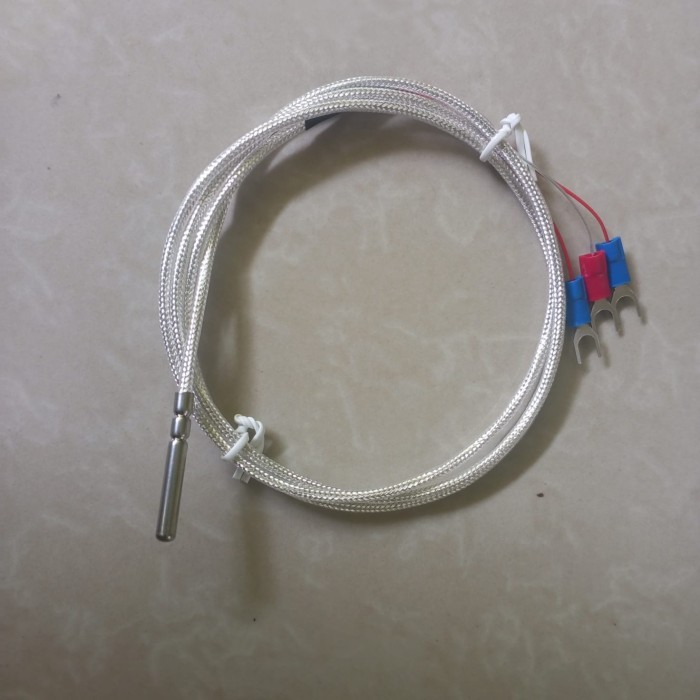 Termurah Rtd Pt1000 Sensor Suhu Pt 1000 Model Kabel Tahan Air Class A