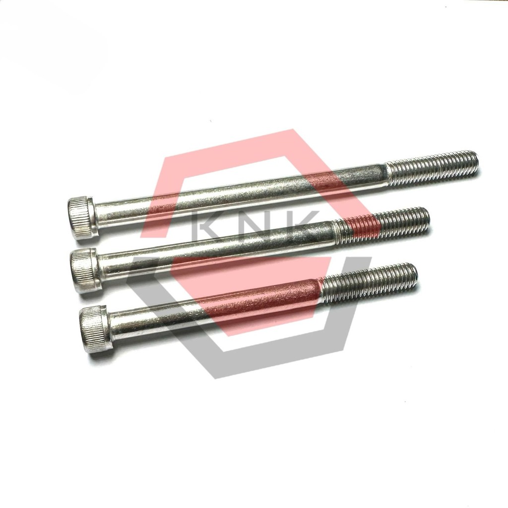 BAUT L HALF DRAT M10x120 P1.5 STAINLESS STEEL