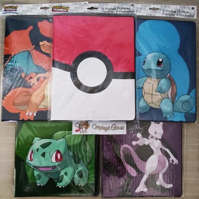 

TERLARIS - Ultra Pro Pokemon 9-Pocket Portfolio Binder Buku Album 180 Kartu
