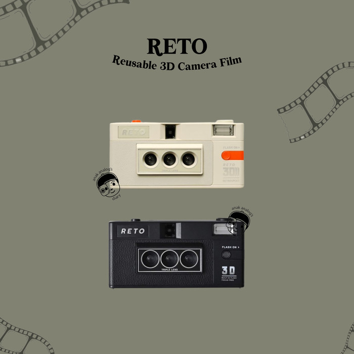 RETO 3D Film Camera Kamera Film 3D
