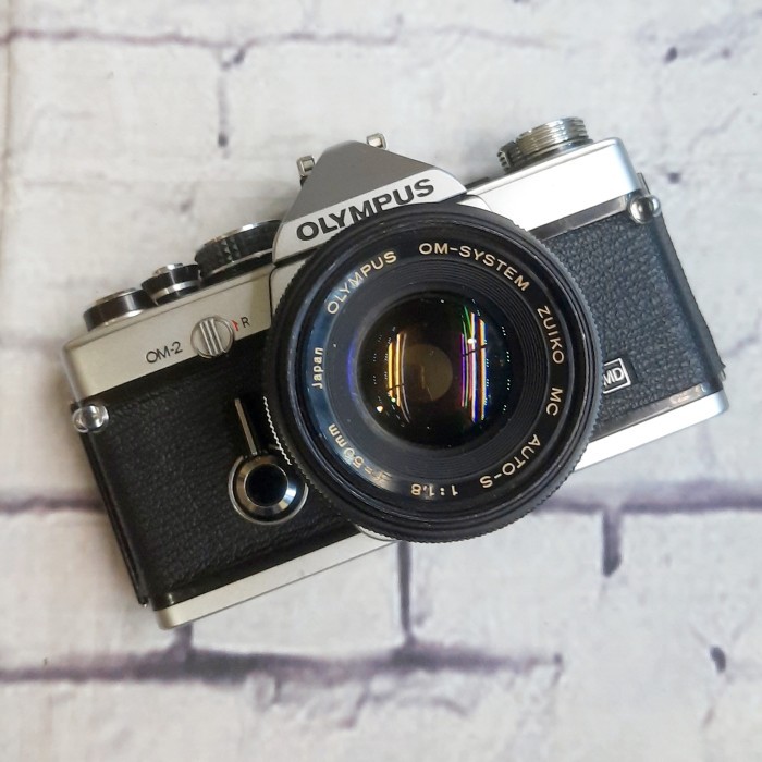 Kamera Analog Olympus OM 2 Lensa Kit Olympus OM-2 Lensa Kit