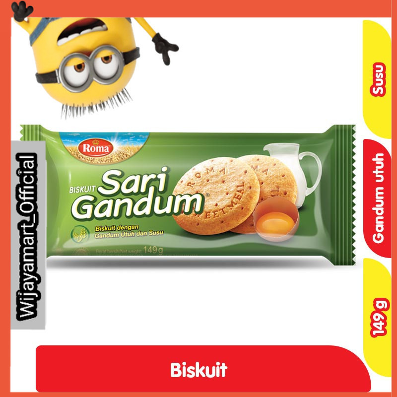 

Roma Sari Gandum Biskuit 149 g