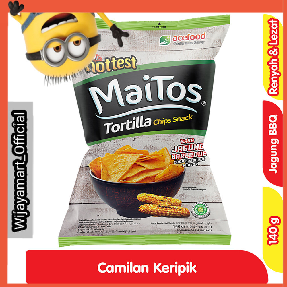 

Mr. hottest Maitos Tortilla Barbekiu 140 g