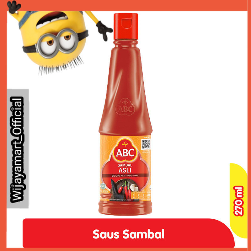 

ABC Sambal Asli Botol 270 ml