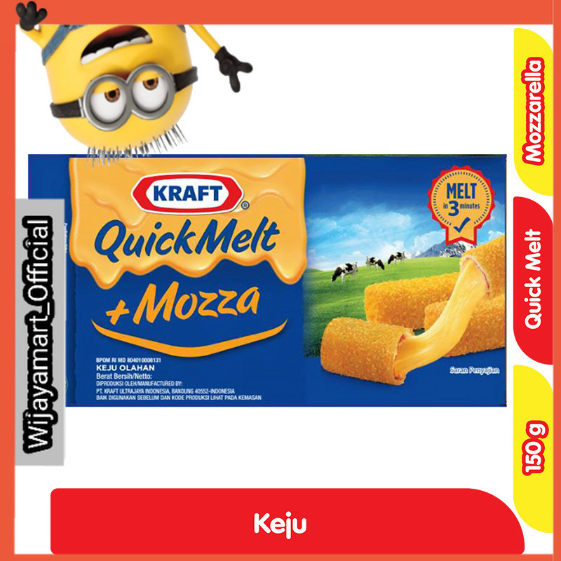 

Kraft Keju Quick Melt Mozza Box 150 g