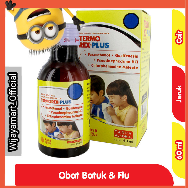 

Termorex Plus Obat Batuk & Flu Anak Cair Rasa Jeruk 60 ml