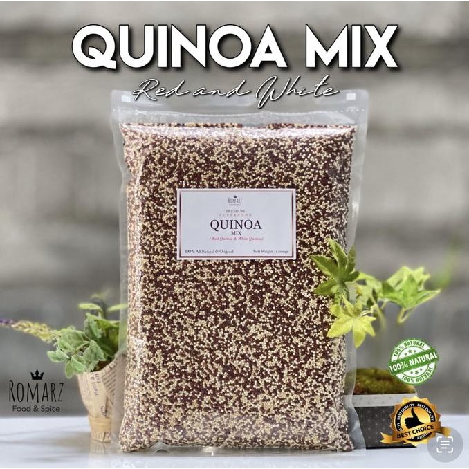 

terbaru quinoa mix organic 1kg | quinoa white & quinoa red organic 1kg